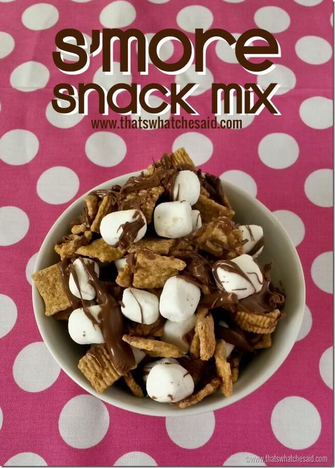 S'Mores Snack Mix Recipe at thatswhatchesaid.net