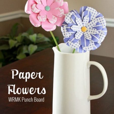 Paper Flowers - Tutorial using WRMK Punch Boards at thatswhatchesaid.net