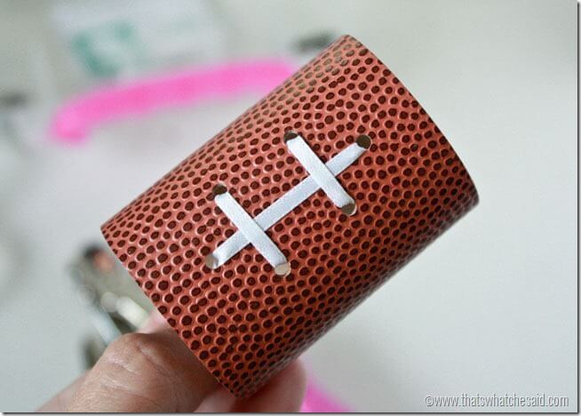 How to make a football napkin ring at thatswhatchesaid.net