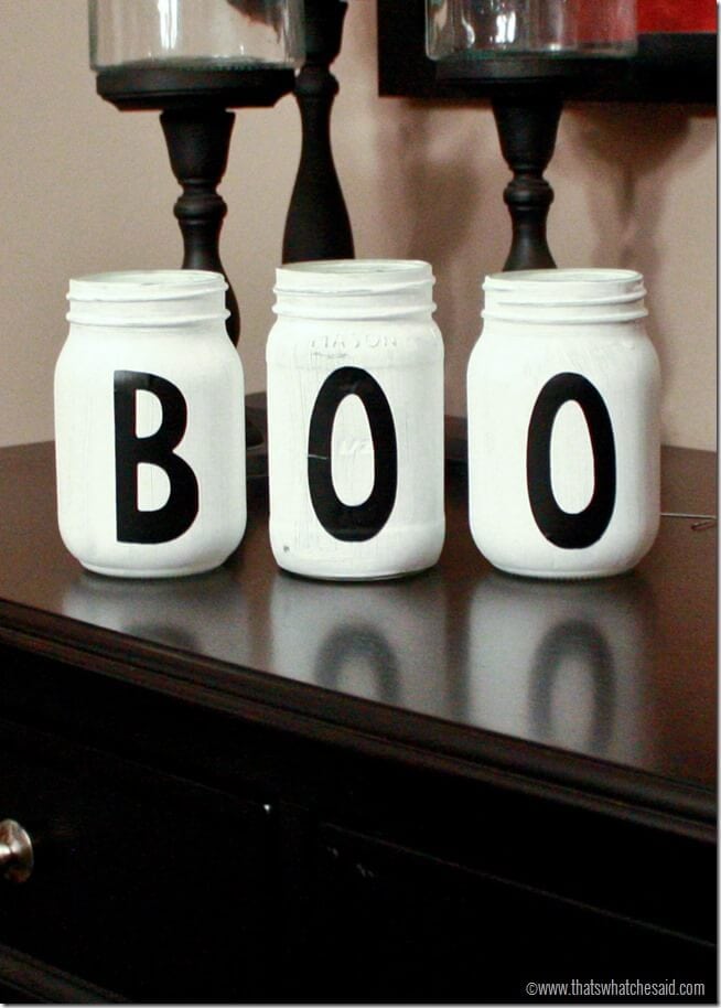 Boo Mason Jars