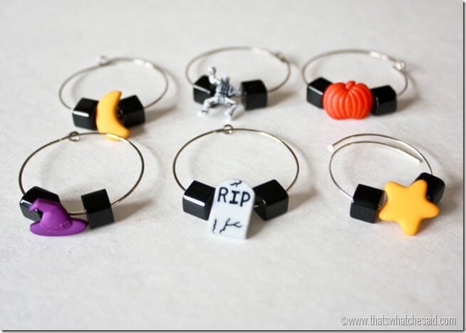 Customizable DIY Wine Charms at thatswhatchesaid.com