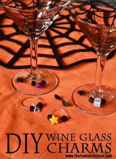 Make your own Wine Glass Charms