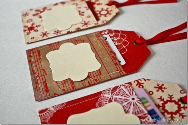 Gift Tag Gift Card Holders 18