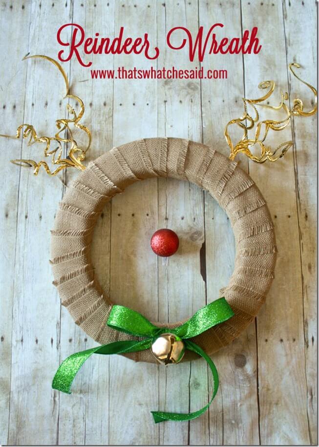 Reindeer Wreath at thatswhatchesaid.com