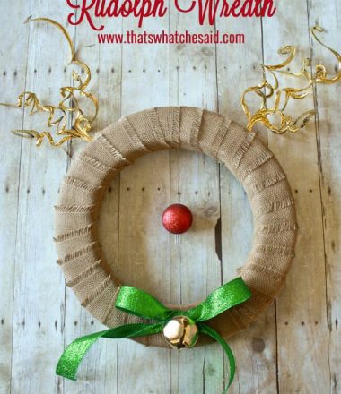 Rudolph Wreath at thatswhatchesaid.com