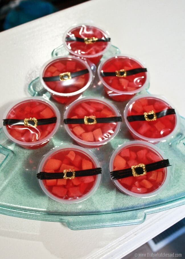 Santa Snack Fruit Cups at thatswhatchesaid.com