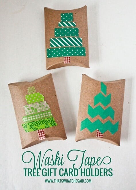 DIY Christmas tree gift topper – makeandtell