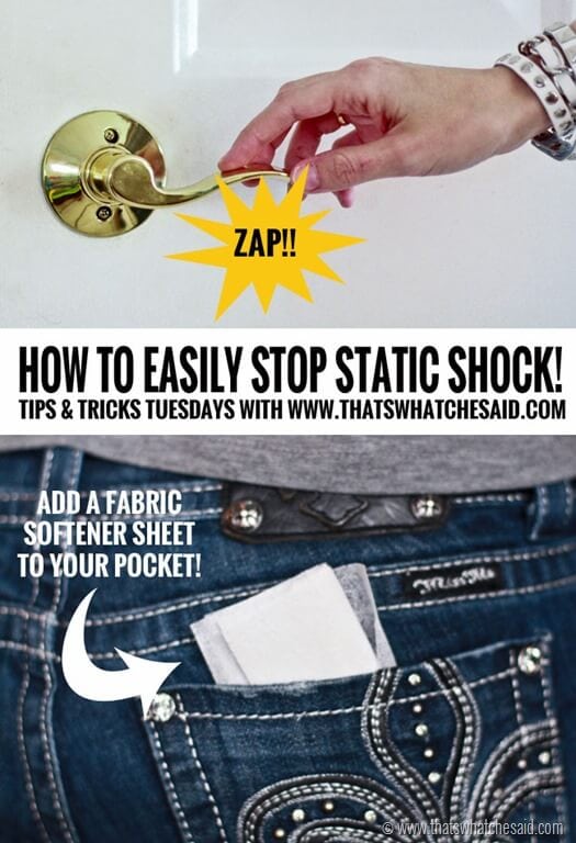How to Easily Stop Static Shock at www.thatswhatchesaid.com