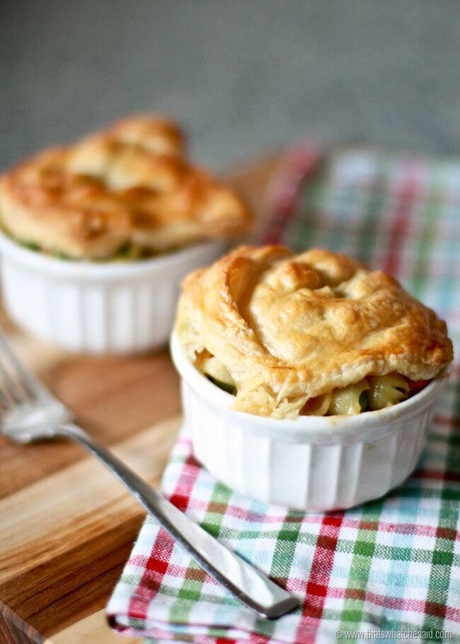 Single Serve Mac & Cheese Pot Pie