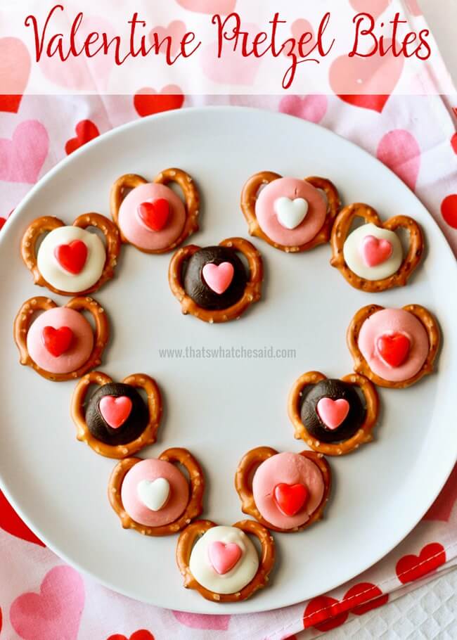 Valentine Pretzel Bites at thatswhatchesaid.com