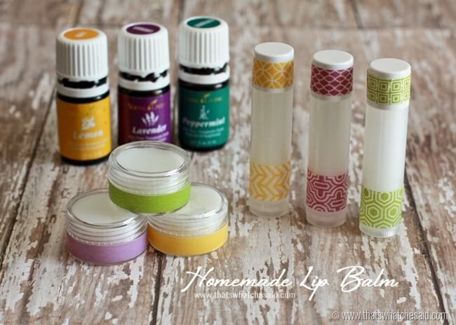 Homemade Lip Balm Recipe at thatswhatchesaid.com Homemade Lip Balm Recipe at thatswhatchesaid.com