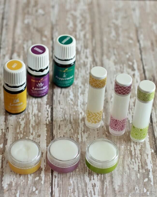 Learn how to easily make your own natural lip balm at thatswhatchesaid.com