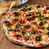 Easy Mexican Layer Dip Appetizer Recipe!