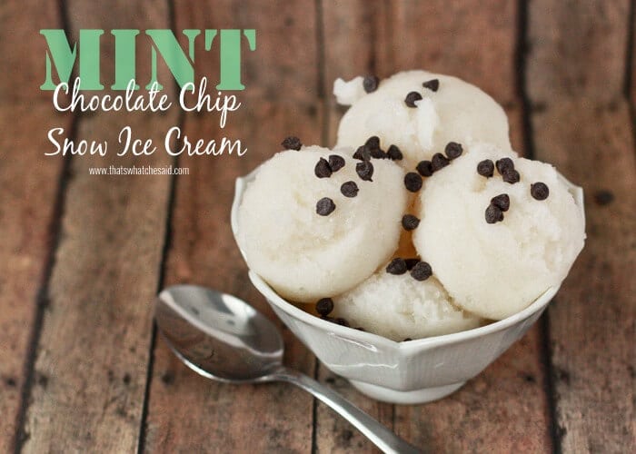 Mint Chocolate Chip Ice Cream (with essential oils)