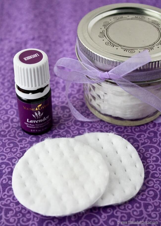 Make your own natural eye make up remover pads at thatswhatchesaid.com