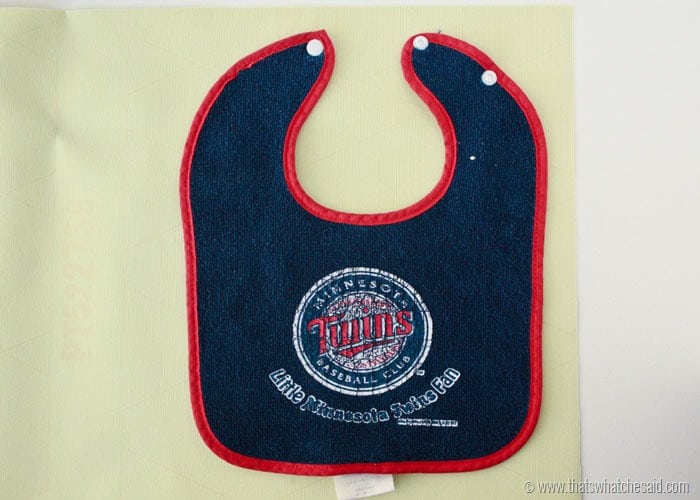 Vinyl shop baby bibs