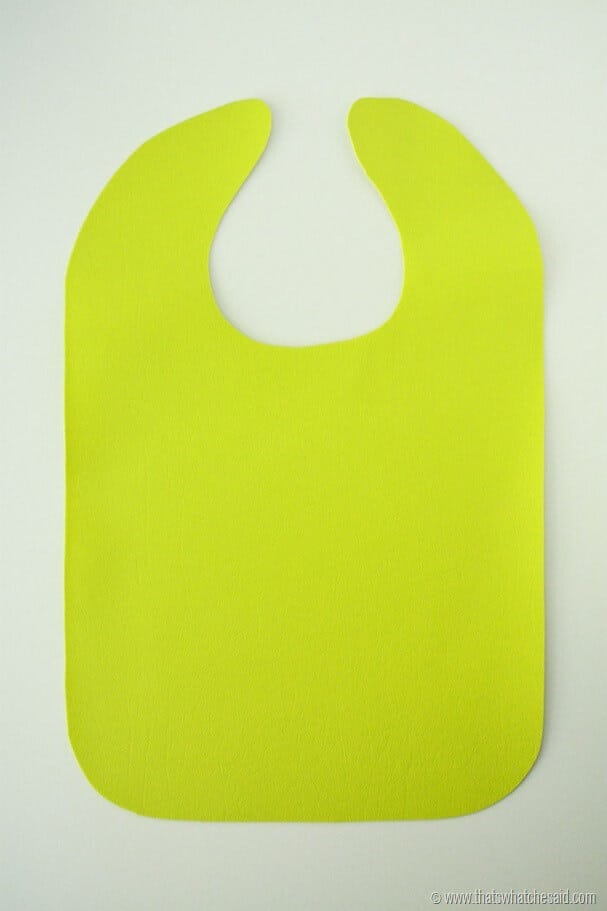 Vinyl store baby bibs