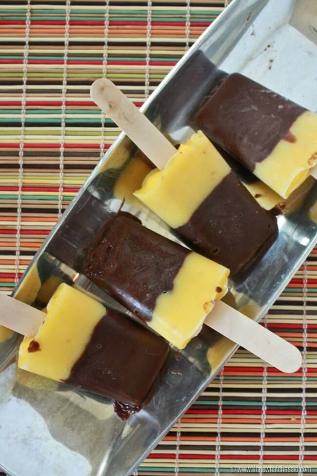 Black & White Pudding Pops  2