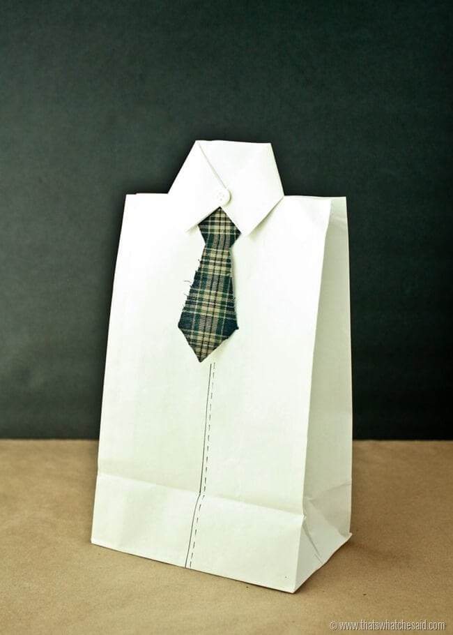 Shirt and Tie Gift Bags 12