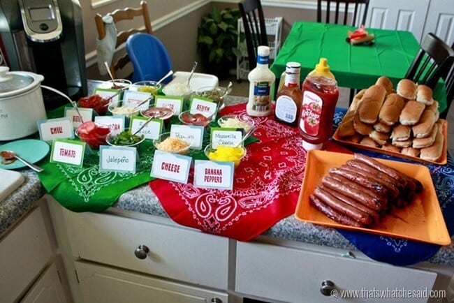 Hot Dog Bar Ideas 9