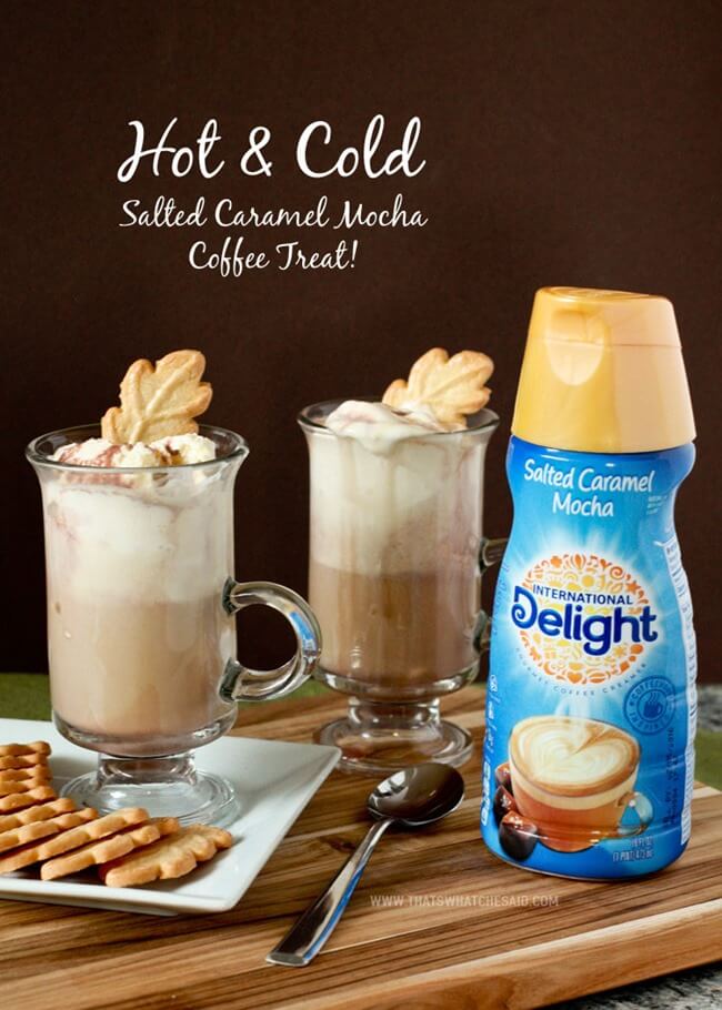 Hot & Cold Salted Caramel Mocha Dessert Recipe