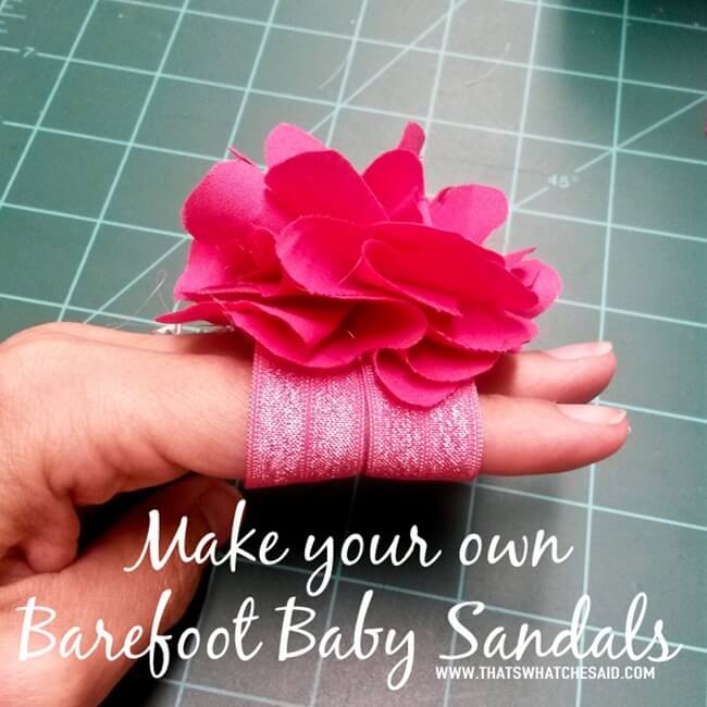 How to make your own Barefoot Baby Sandals