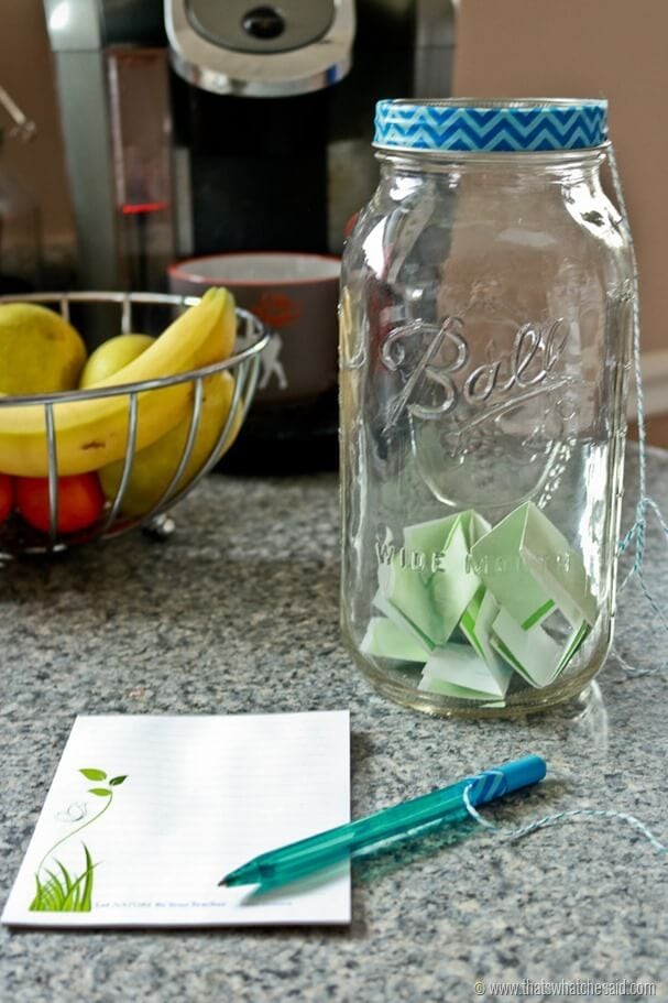 Easy New Year Memory Jar