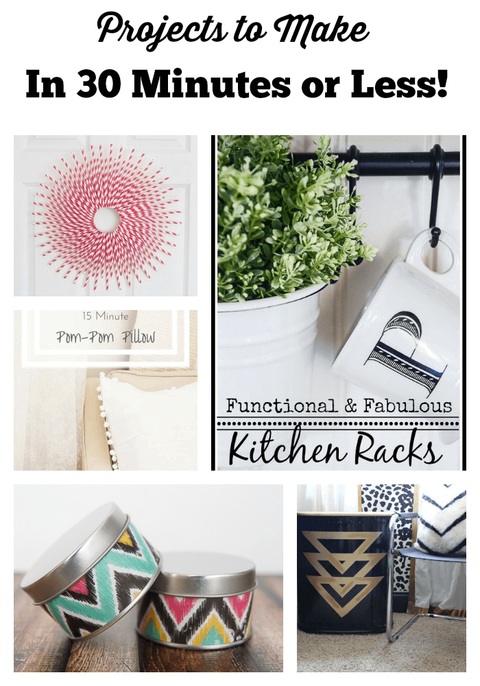 30 Minute Projects at www.thatswhatchesaid.com
