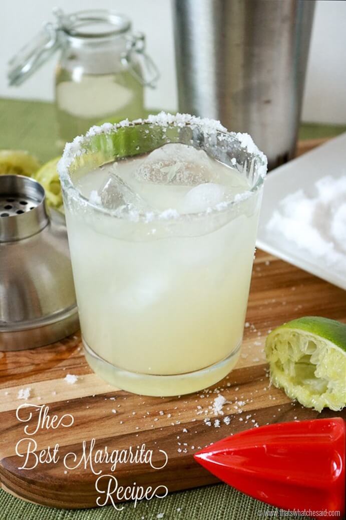 The Best Margarita Recipe! A Homemade Margarita using Fresh Ingredients.