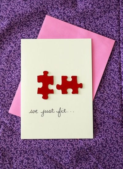 DIY Valentine's Day Card at www.thatswhatchesaid.com