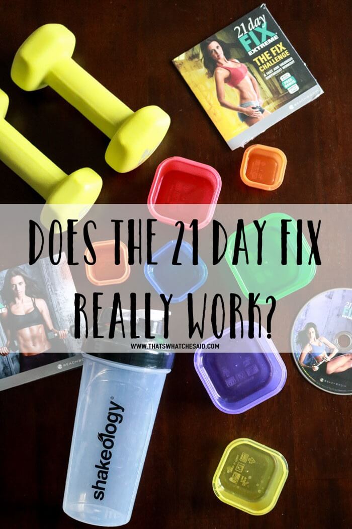 Answering the question, Does the 21 Day Fix really work? Mom of three gives all the details of the program and honest opinions!