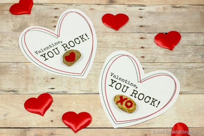 Free Printable Valentine You Rock Valentine