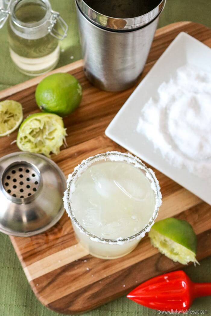 Fresh Ingredients Margarita Recipe - Classic Margarita without mix