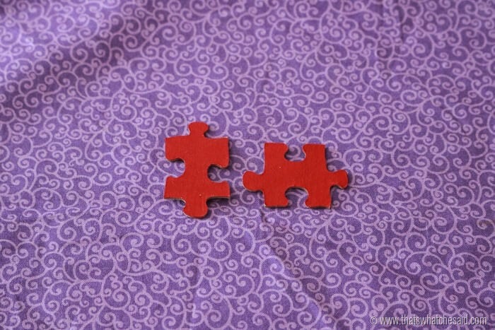 Puzzle Piece DIY Valentine's Day Card