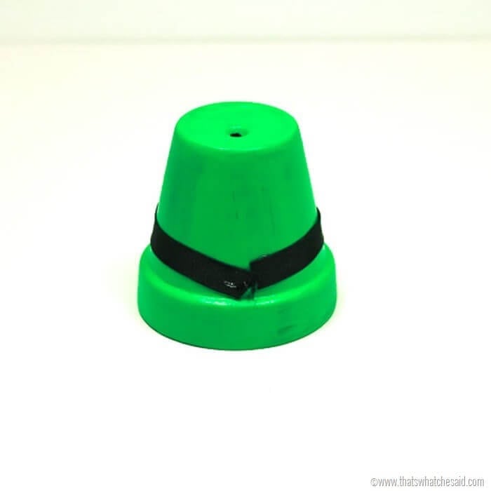 Clay Pot Craft - Leprechaun Hats