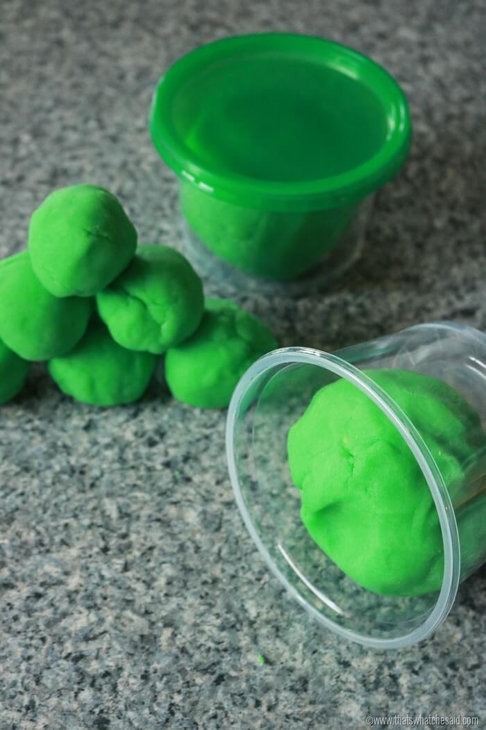 Leprechaun Poop Green Play Dough-3