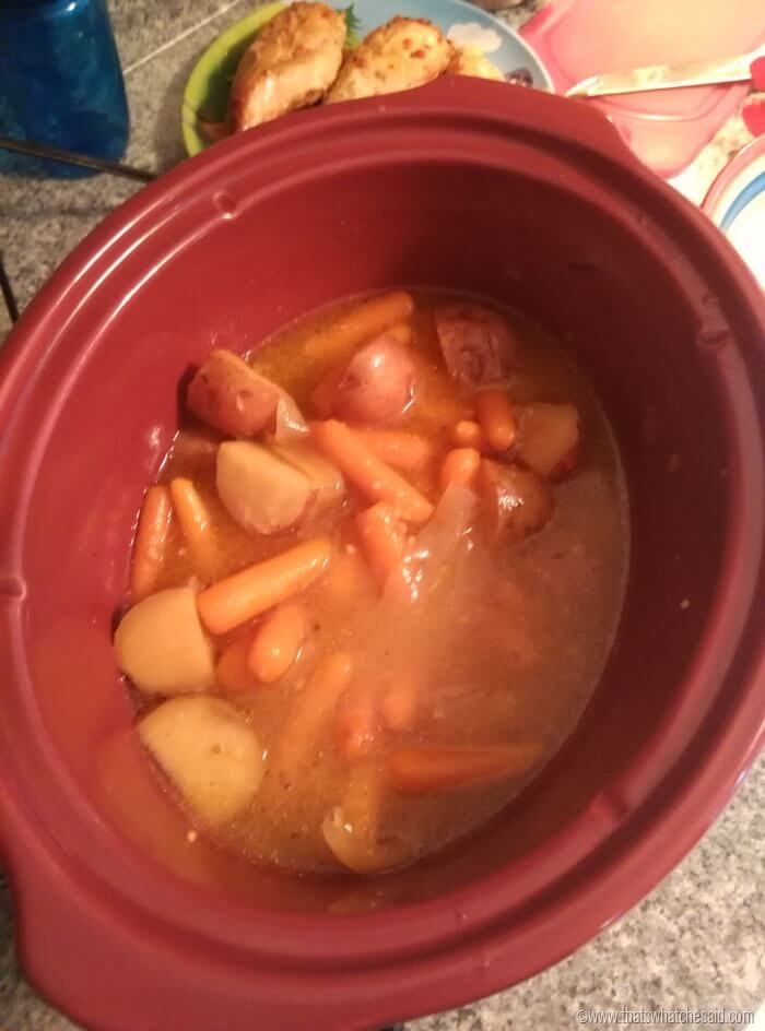One Pot Slow Cooker Chicken Dinner Idea