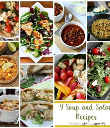 Soup & Salad Recipes at Monday Funday Link Party