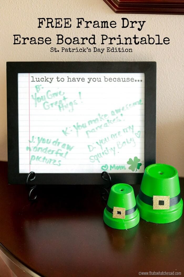 St. Patricks Day Affirmation Printable