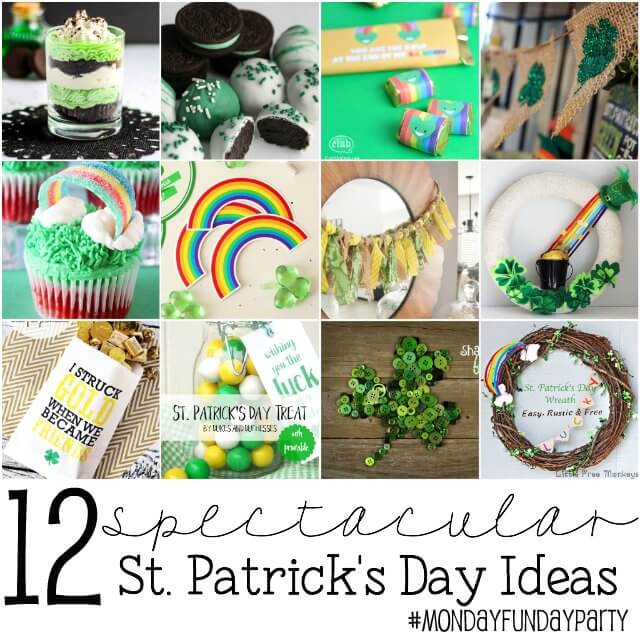 St. Patrick's Day Ideas at Monday Funday Link Party