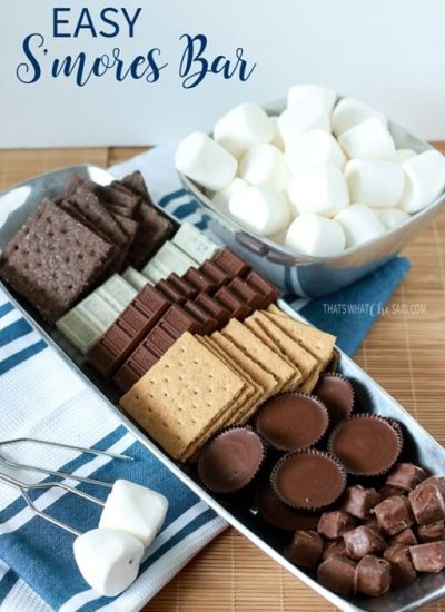 Fun, easy DIY S'mores Bar!