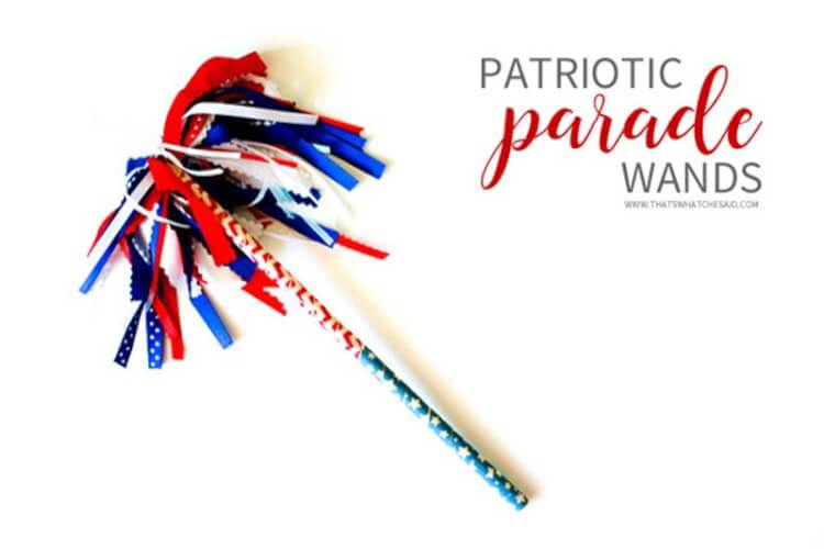 Patriotic Parade Wands