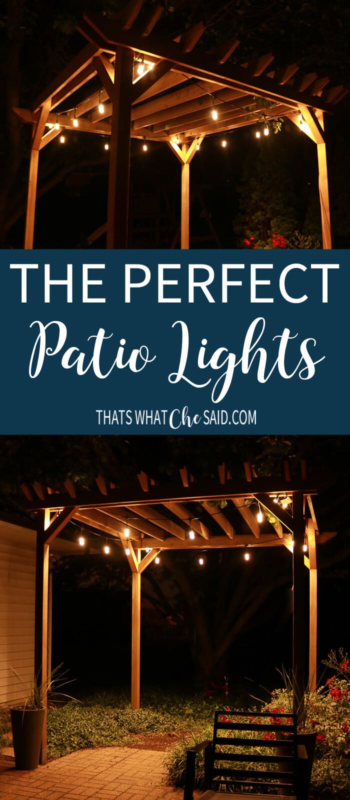 The Perfect Patio Lights