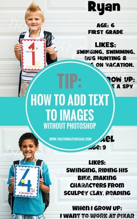 Easily Add Text to Images without needing Photoshop!
