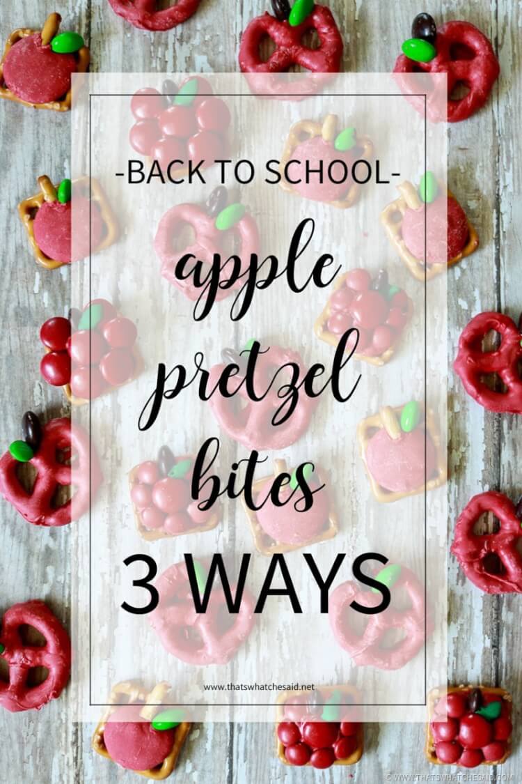 Apple Pretzel Bites-3 Ways