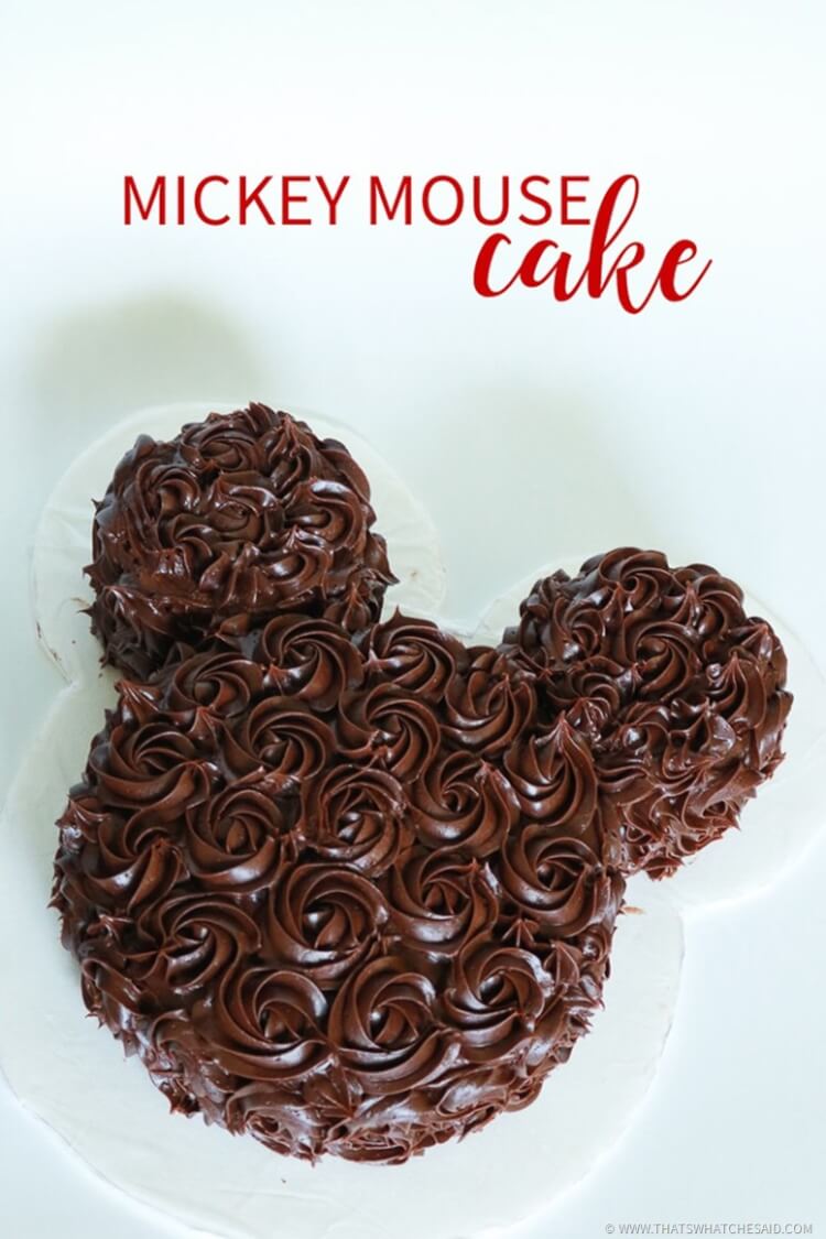 Easy Mickey Mouse Cake
