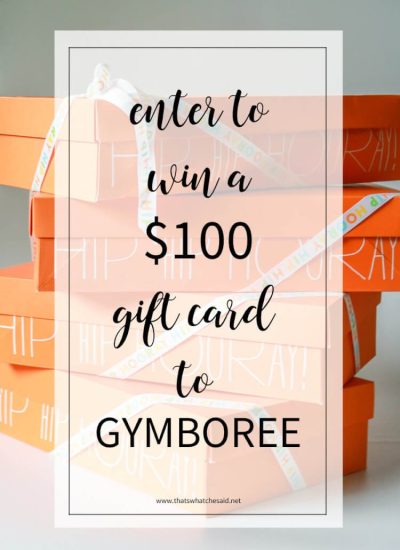 Enter to Win a Gift Card from Gymboree