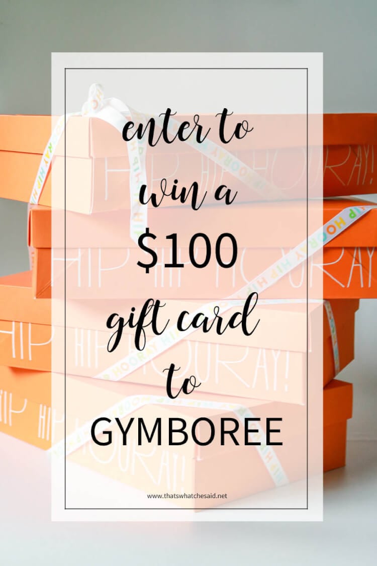 Enter to Win a Gift Card from Gymboree