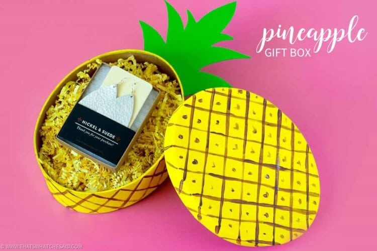 Fun Pineapple Gift Box Craft