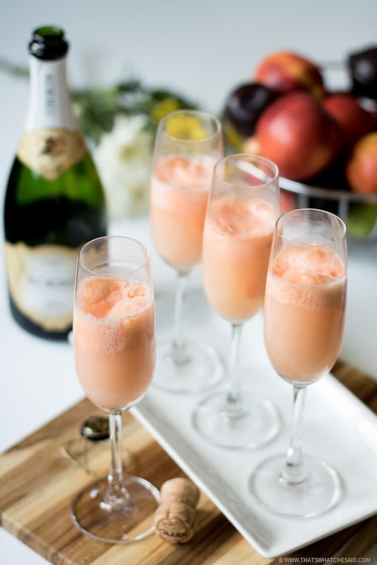 Champagne Over Sherbert is the perfect Brunch Beverage